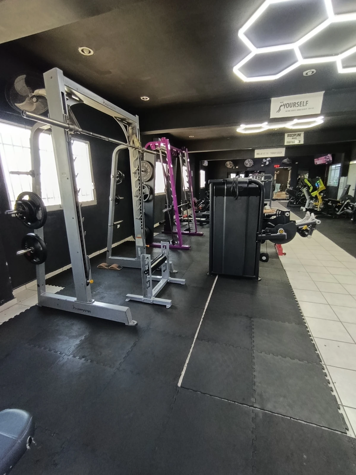 Otra vista del área de fuerza de Spartan Fitness